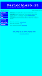 Mobile Screenshot of parlochiaro.it